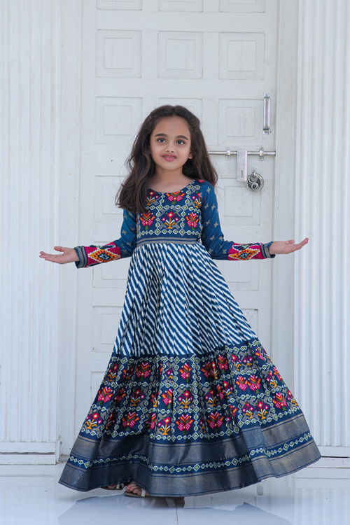 Elia Vol 2 Patola Designer Girls Wear Kids Gowns
